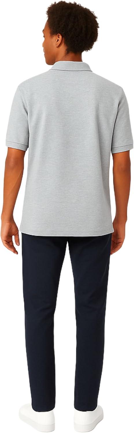 French Toast Unisex Adult Pique Polo (Standard & Husky)(Heather Gray)