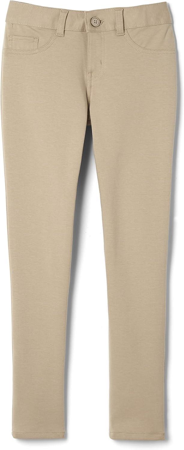 French Toast Women’s Junior’s Skinny Fit Stretch Ponte Pant(Navy)