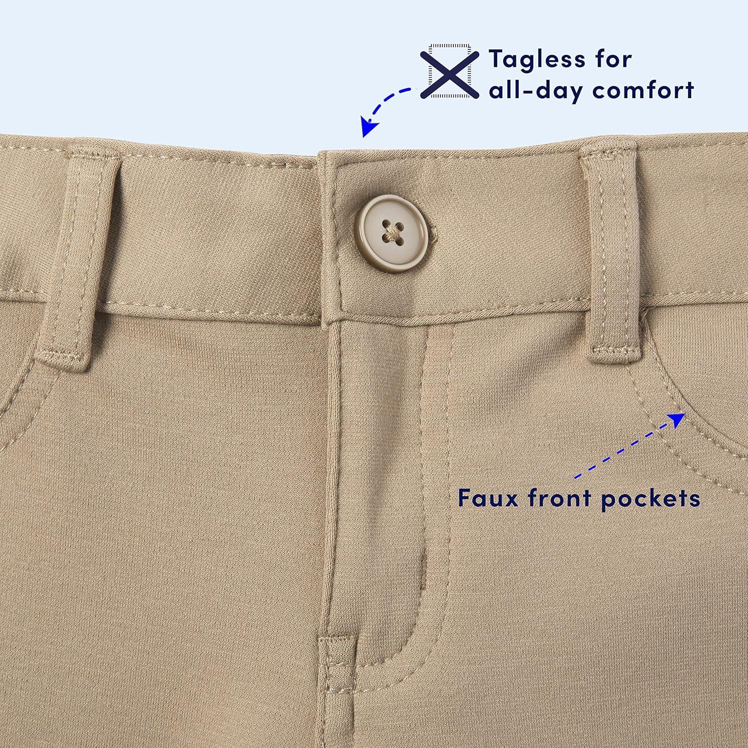French Toast Women’s Junior’s Skinny Fit Stretch Ponte Pant(Navy)