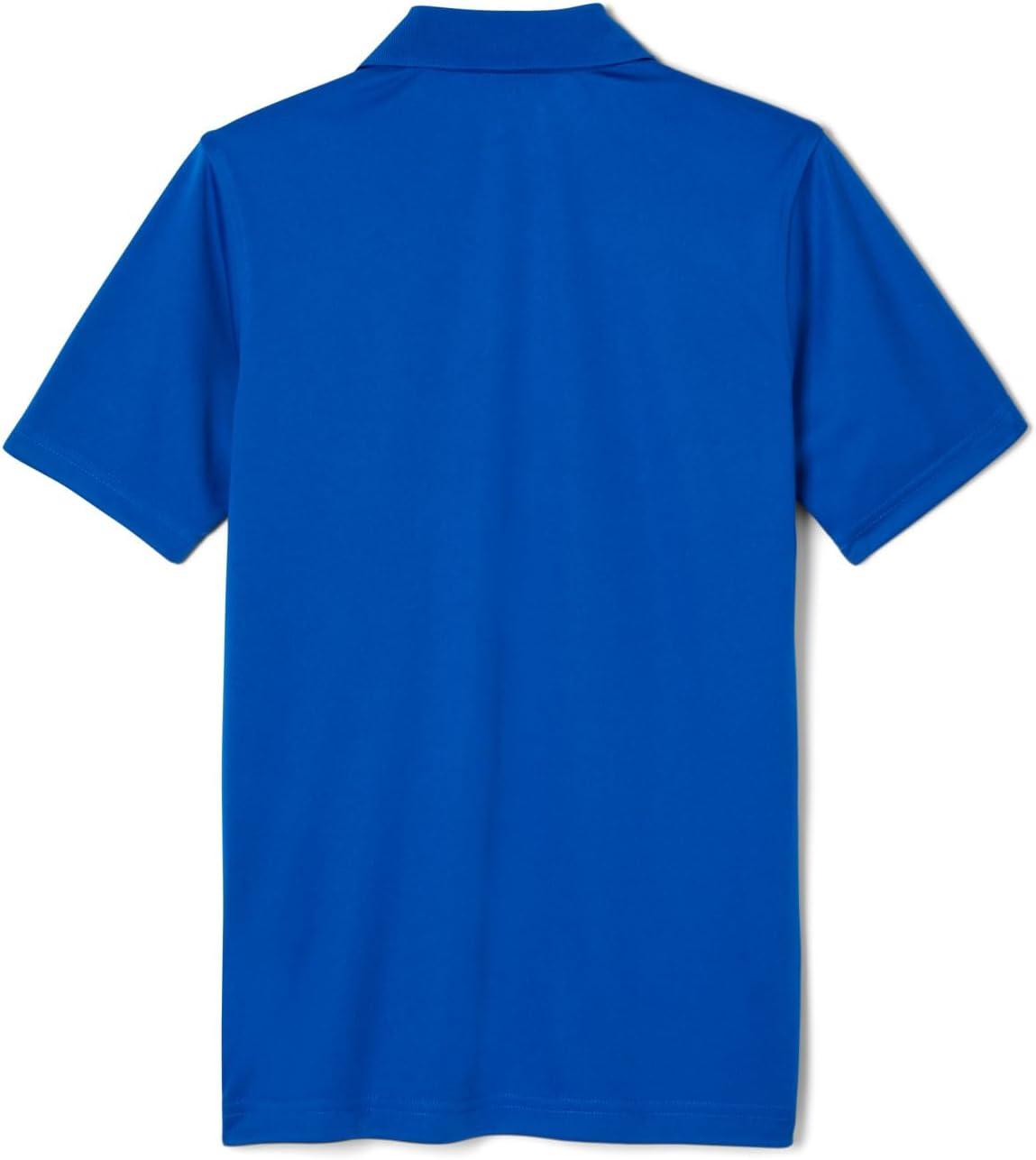 French Toast Unisex Adult Moisture Wicking Sport Polo(Royal Blue)