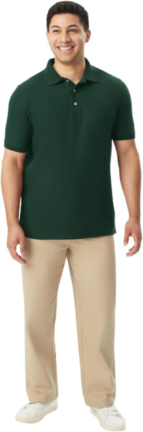 French Toast Unisex Adult Pique Polo (Standard & Husky)(Hunter Green)