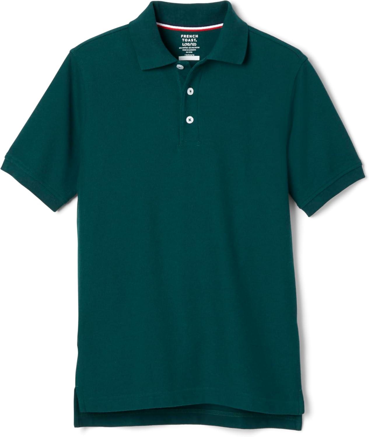 French Toast Unisex Adult Pique Polo (Standard & Husky)(Hunter Green)