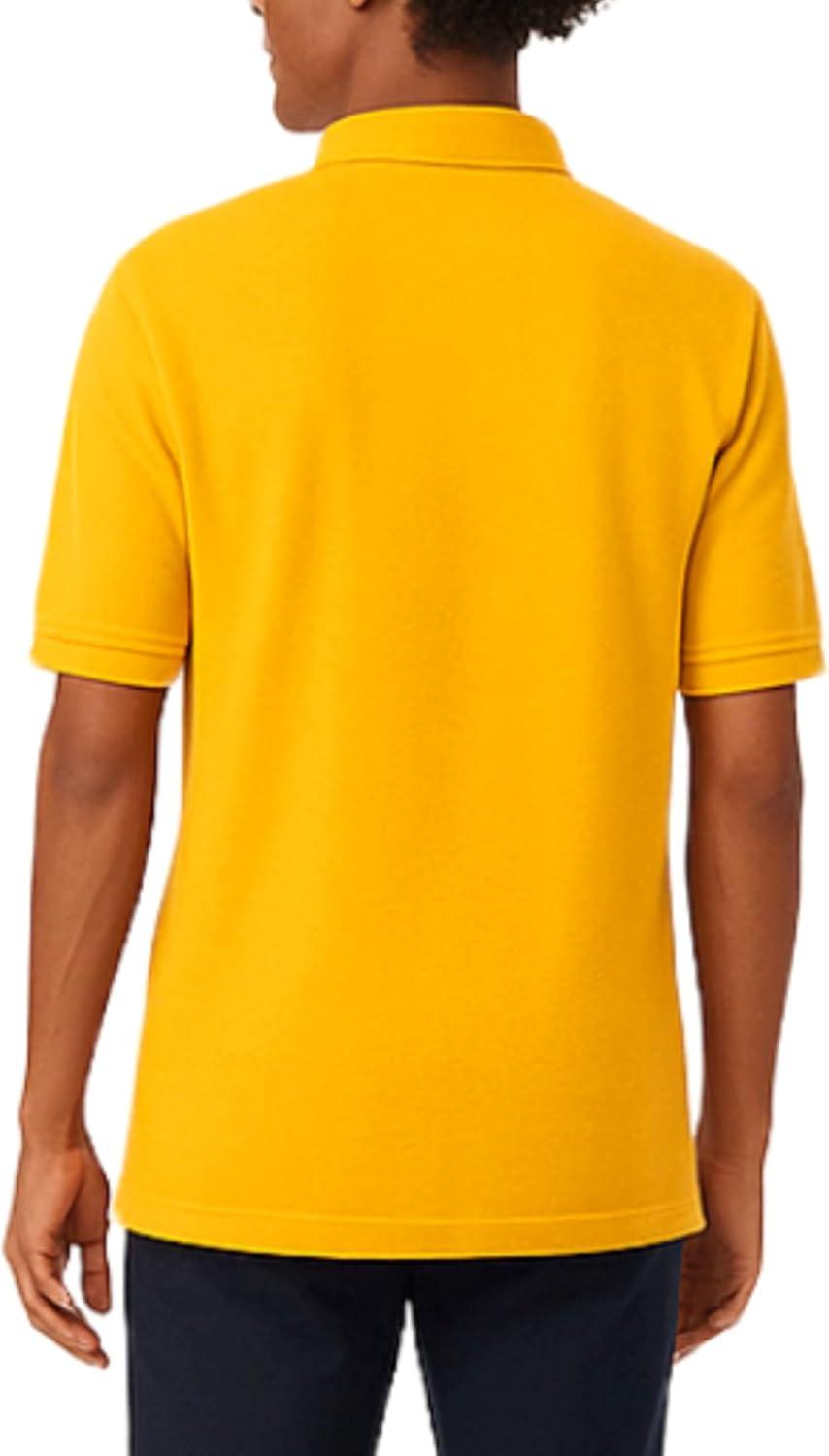 French Toast Boys’ Short Sleeve Pique Polo T-Shirt(Gold)