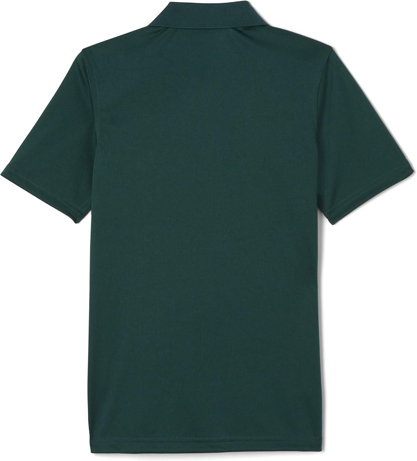French Toast Unisex Adult Moisture Wicking Sport Polo(Hunter Green)