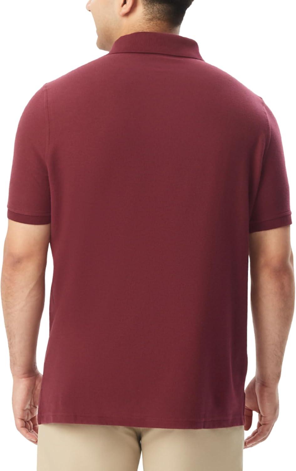 French Toast Unisex Adult Pique Polo (Standard & Husky)(Burgundy)