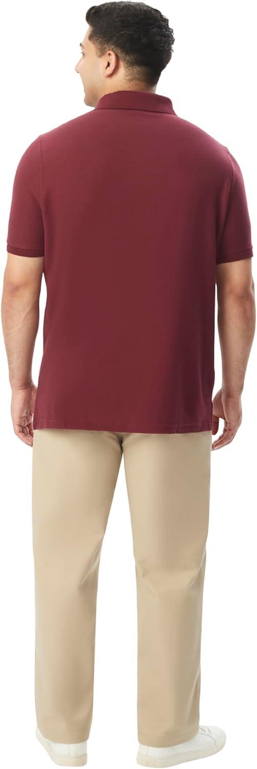 French Toast Unisex Adult Pique Polo (Standard & Husky)(Burgundy)