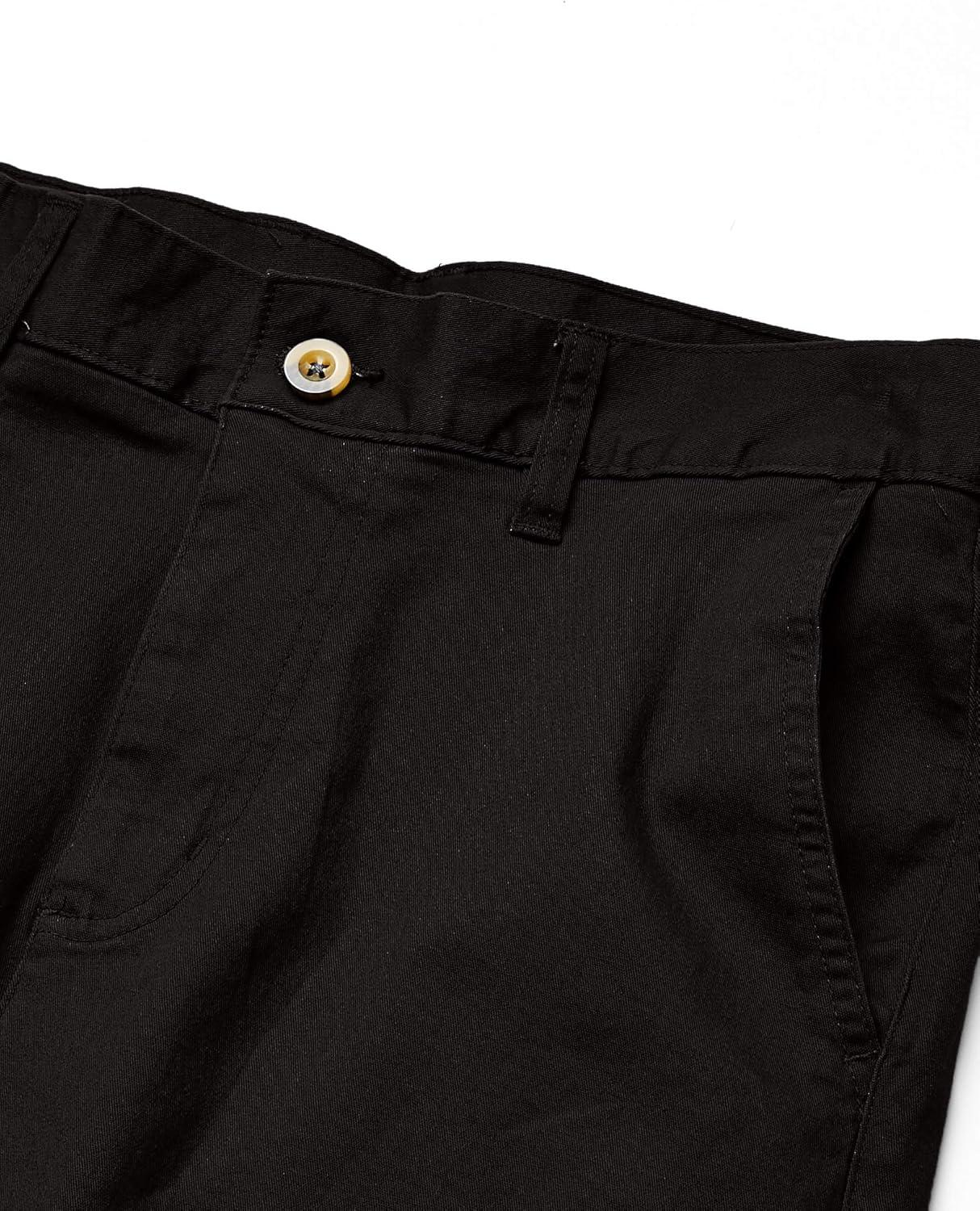 French Toast Boys’ Flat Front Stretch Short(Uniform Black)