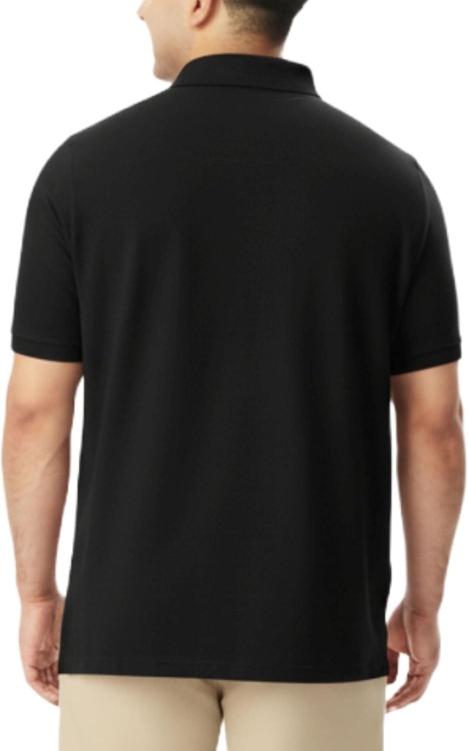 French Toast Unisex Adult Pique Polo (Standard & Husky)(Black)