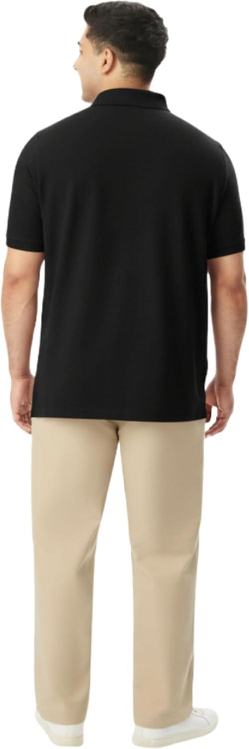 French Toast Unisex Adult Pique Polo (Standard & Husky)(Black)