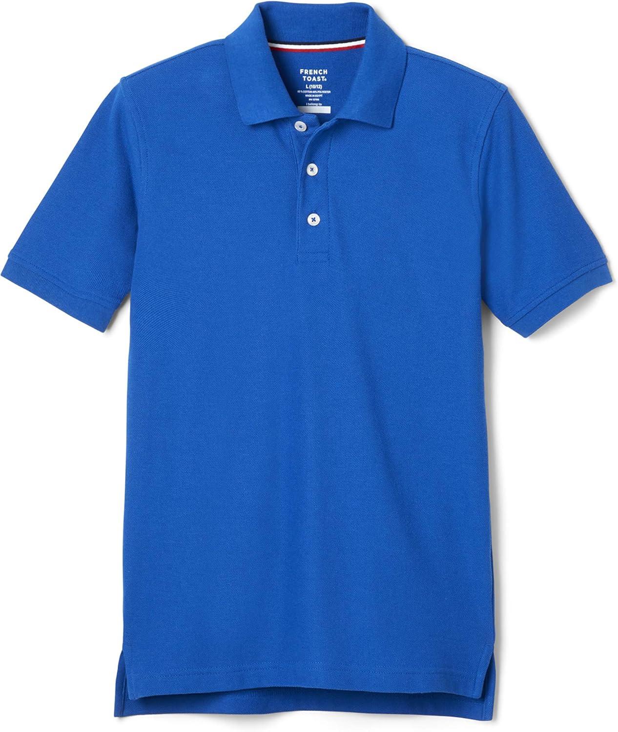 French Toast Unisex Adult Pique Polo (Standard & Husky)(Royal)
