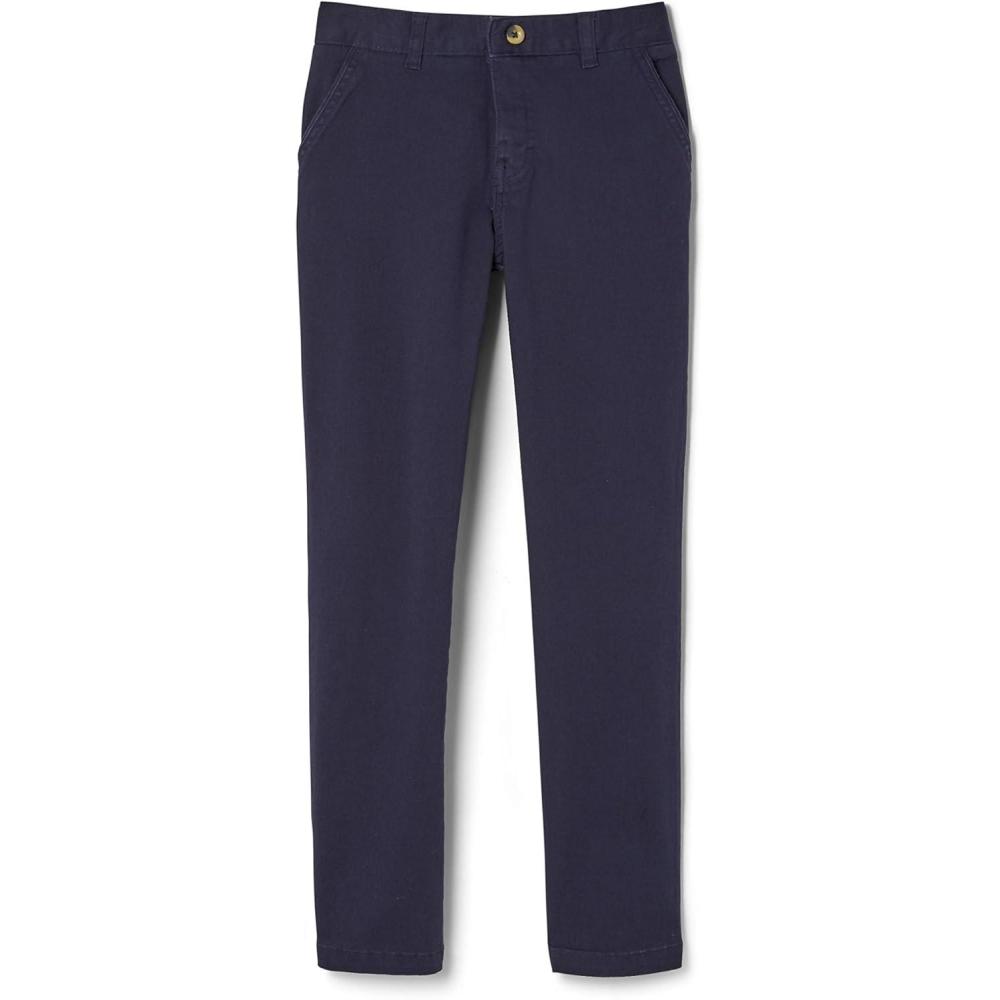 French Toast Men’s Stretch Straight Fit Chino Pant(Navy)