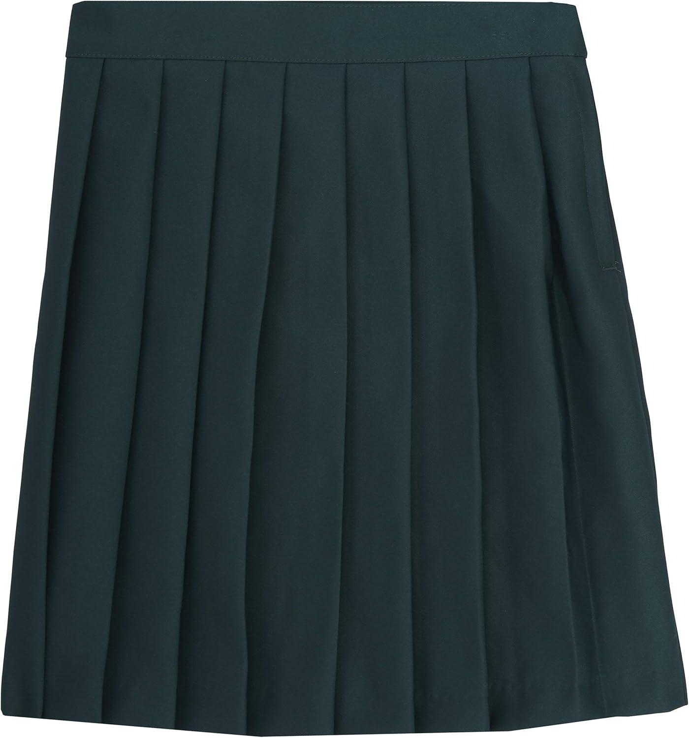 French Toast Girls’ Pleated Skirt(Hunter Green)