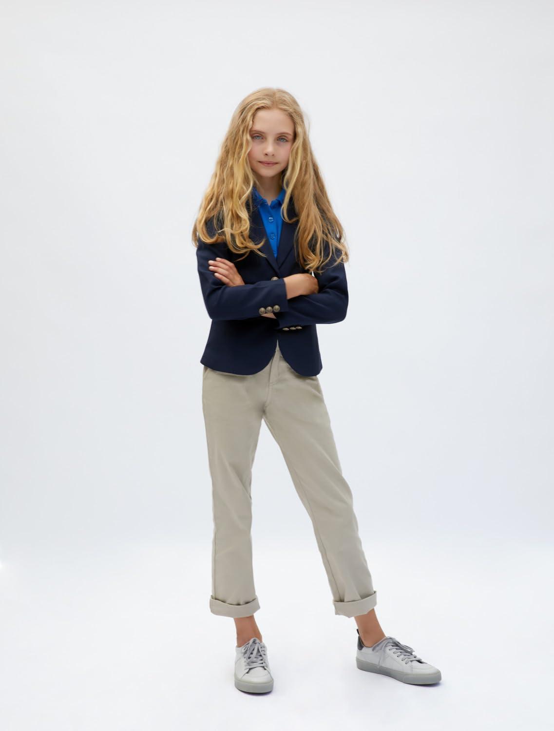 French Toast Girls’ Classic School Blazer(School Navy)