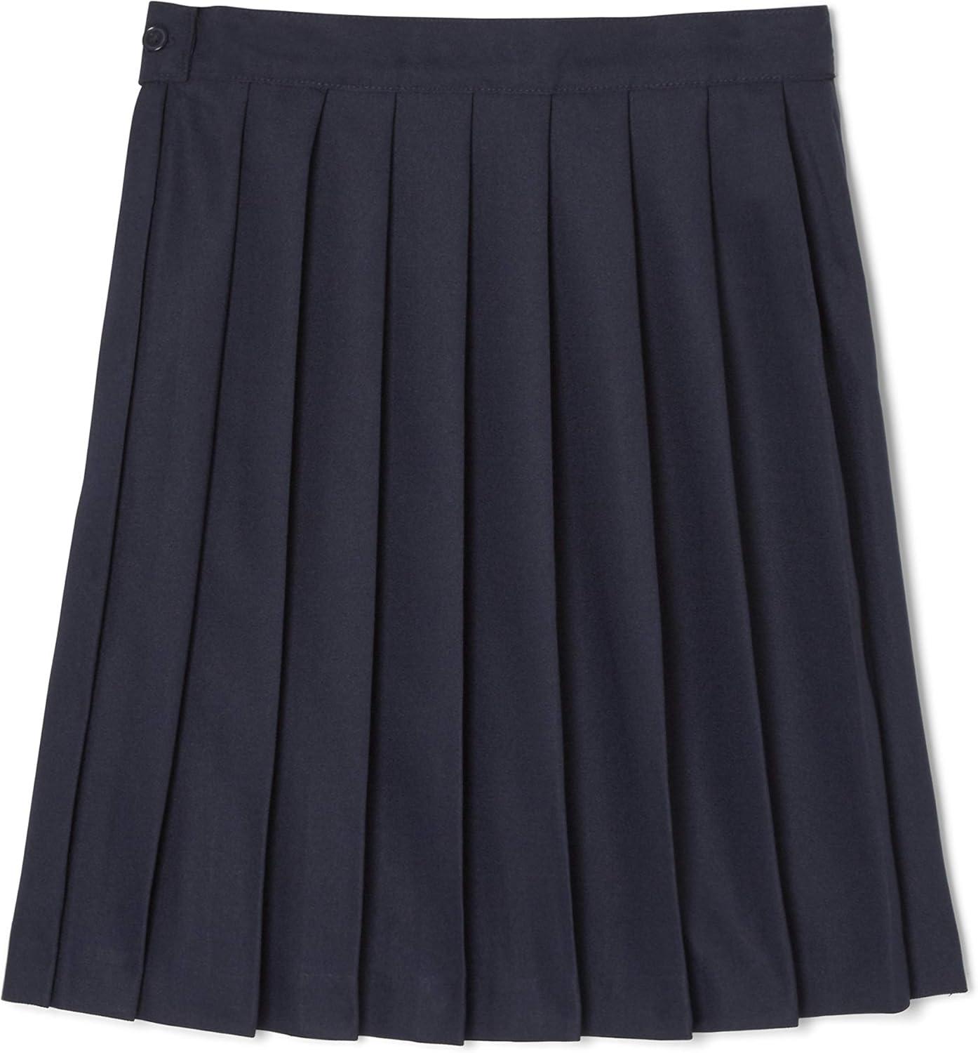 French Toast Girls’ Pleated Skirt(Navy)