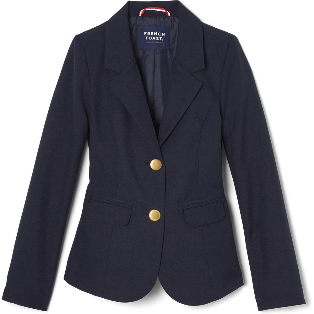 French Toast Girls’ Classic School Blazer(Navy)