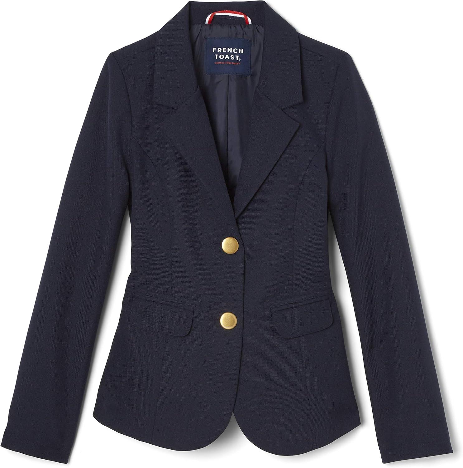 French Toast Girls’ Classic School Blazer(Navy)