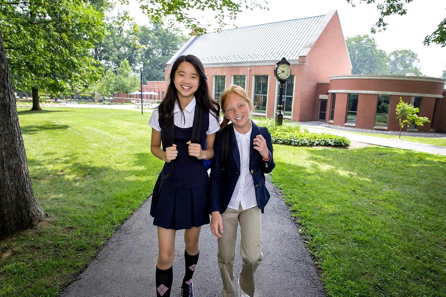 French Toast Girls’ Classic School Blazer(Navy)