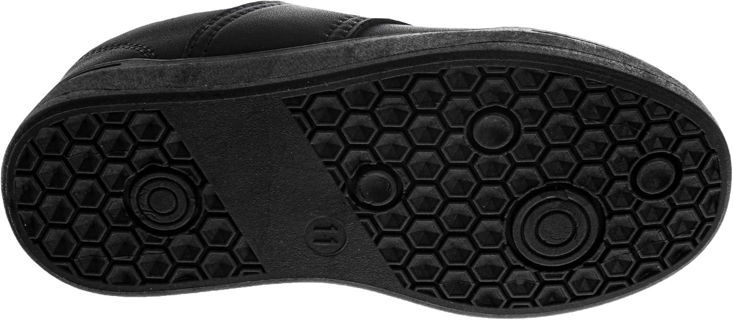 French Toast Kids Oxford Dress Shoes – Lace Up Loafer School Uniform Saddle Shoe for Girls and Boys (Sizes: 11-13 Little Kid / 1-7 Big Kid)(Black)