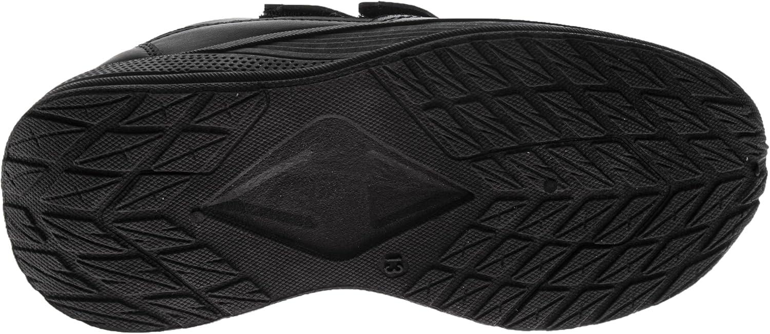 French Toast Boys Shoes – Kids Oxford School Uniform Loafer Church Dress Shoes Slip-On Faux-Leather (Toddler-Big Kid) (Black)(Black – Dual Straps)