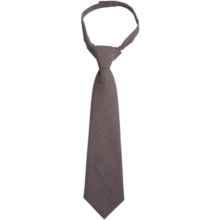 French Toast Boys’ Adjustable Solid 14-20 Size Tie(Grey)