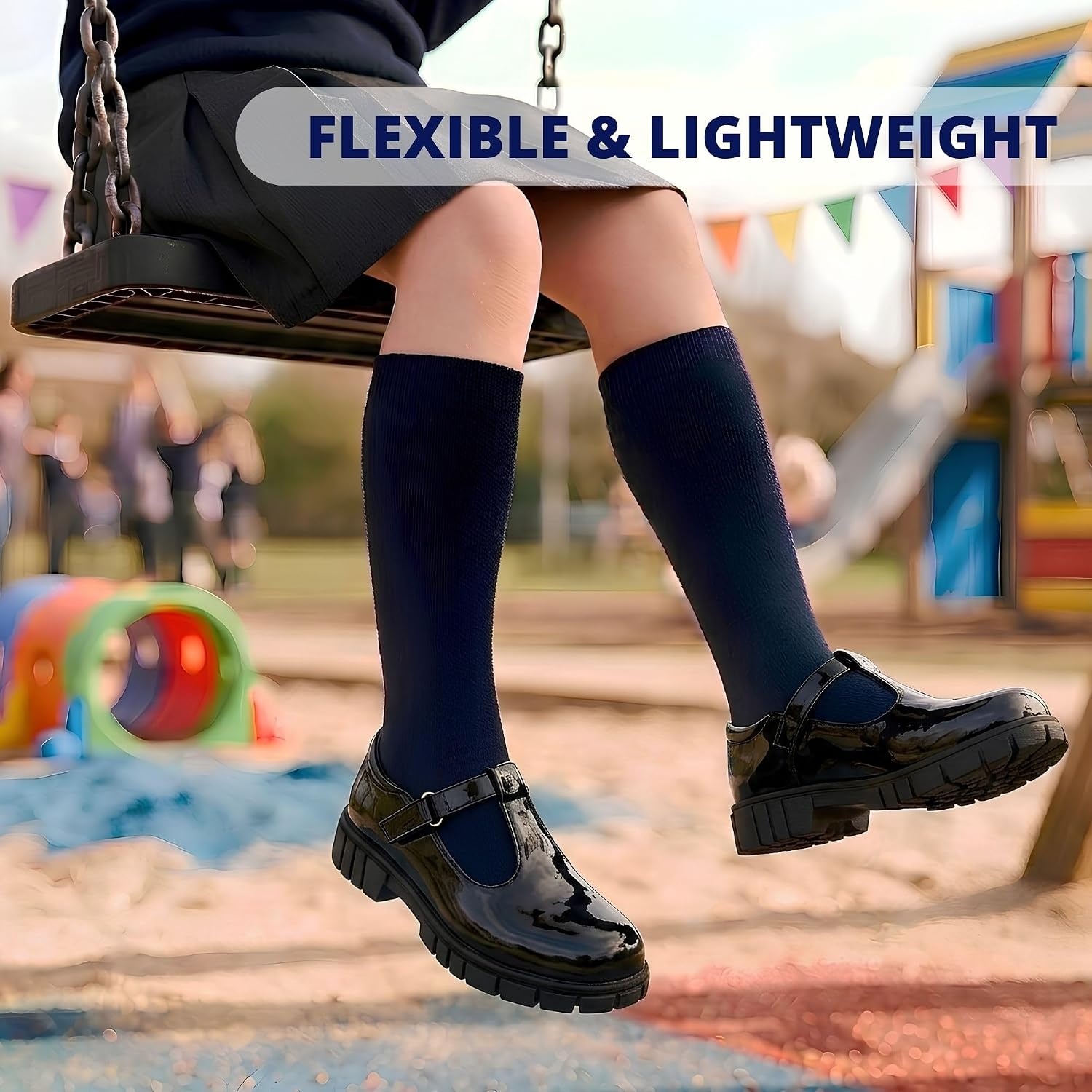 French Toast Girls Round Toe Ankle Strap Maryjane School Shoes Toddler/Little Kid/Big Kid(Black Gloss)