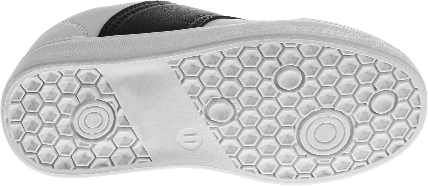 French Toast Kids Oxford Dress Shoes – Lace Up Loafer School Uniform Saddle Shoe for Girls and Boys (Sizes: 11-13 Little Kid / 1-7 Big Kid)(White Black)