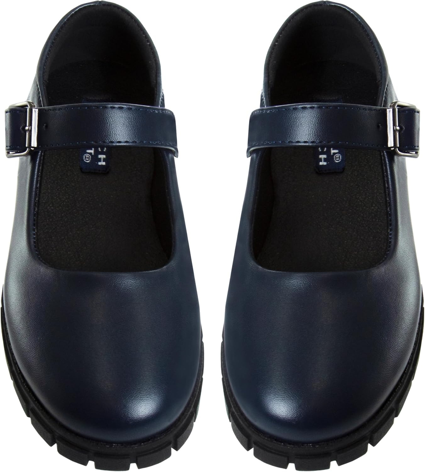 French Toast Girls Round Toe Ankle Strap Maryjane School Shoes Toddler/Little Kid/Big Kid(Navy)