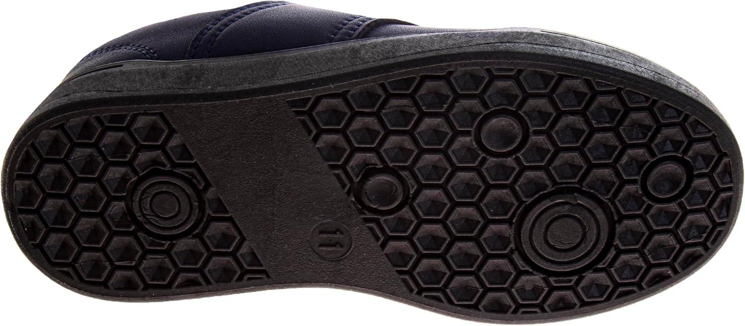French Toast Kids Oxford Dress Shoes – Lace Up Loafer School Uniform Saddle Shoe for Girls and Boys (Sizes: 11-13 Little Kid / 1-7 Big Kid)(Navy)