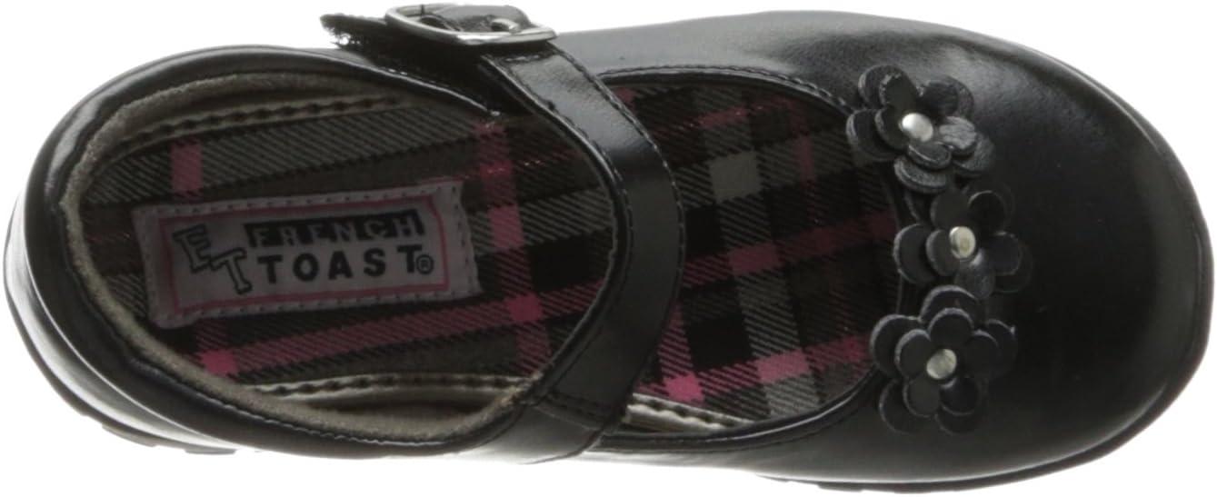 French Toast Girls Mary Jane Shoes Uniform Ballet Flats Dress School Shoes for Girls Size Toddler, Little Kid, Big Kid, Adult(Black)