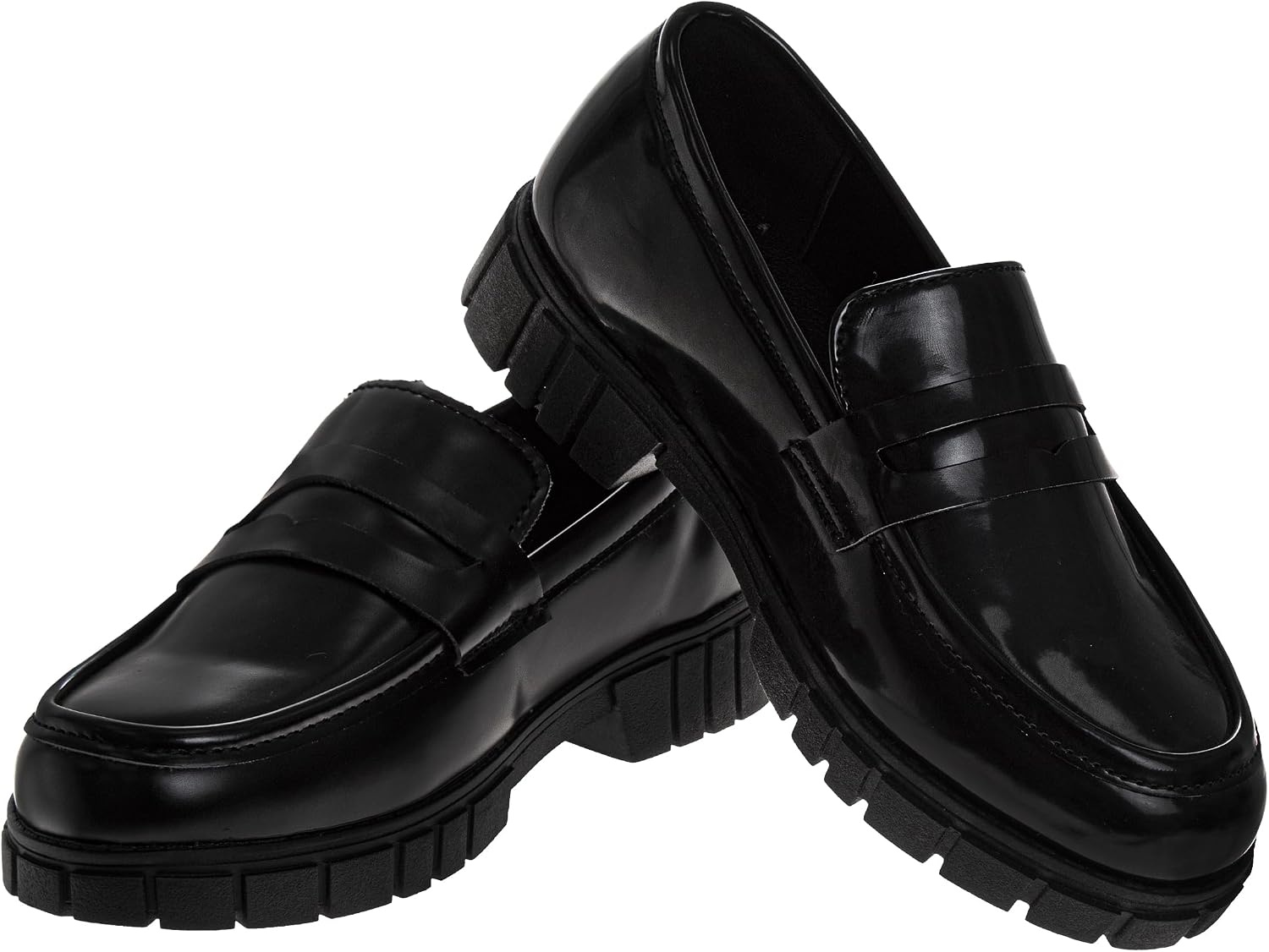 French Toast Girls Round Toe Ankle Strap Maryjane School Shoes Toddler/Little Kid/Big Kid(Black Shine)