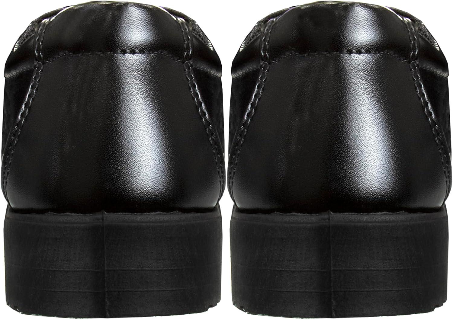 French Toast Boys Dress Shoes – Classic Lace-Up Oxford Casual Dress Formal Shoes – Black (Size 7 Toddler – Size 6 Big Kid)(Black)