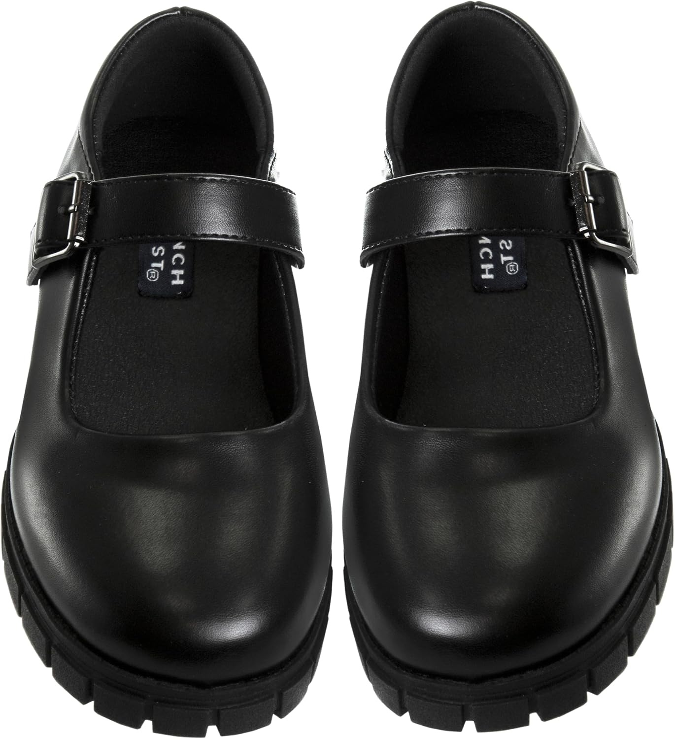 French Toast Girls Round Toe Ankle Strap Maryjane School Shoes Toddler/Little Kid/Big Kid(Black)