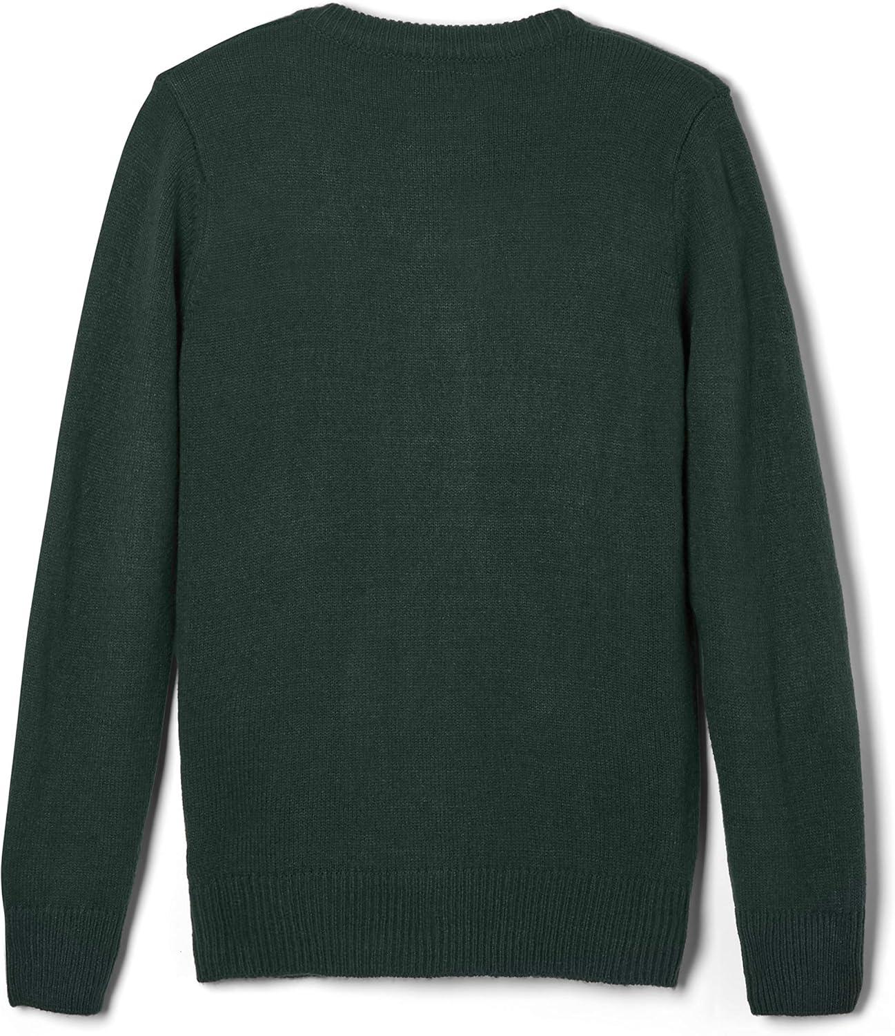 French Toast Little Girls’ Knit Cardigan Sweater(Hunter Green)