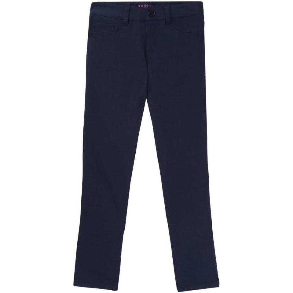 French Toast Girls’ Stretch Skinny 5 Pocket Knit Pant(Navy)