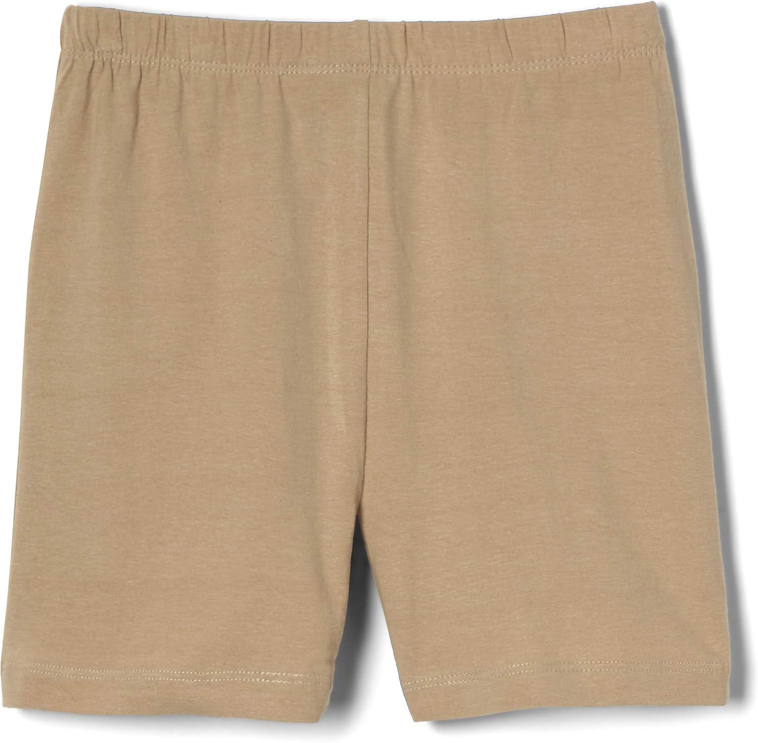 French Toast Girls’ Stretch Kick Short Bike Shorts(Khaki)