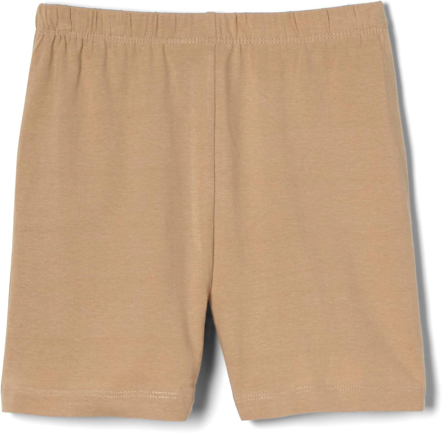 French Toast Girls’ Stretch Kick Short Bike Shorts(Khaki)