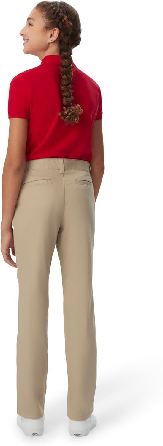 French Toast Girls’ Straight Leg Pant(Khaki)
