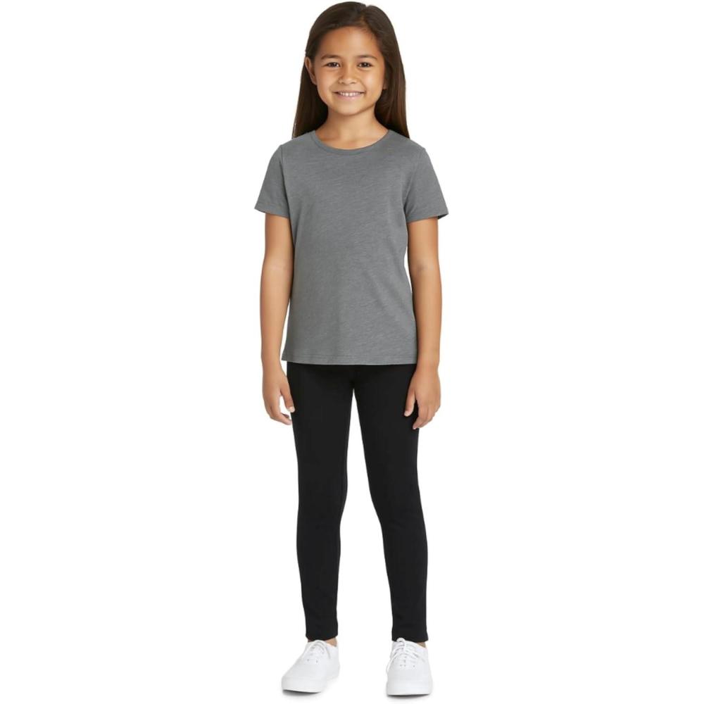 French Toast Girls Solid Leggings(Black)