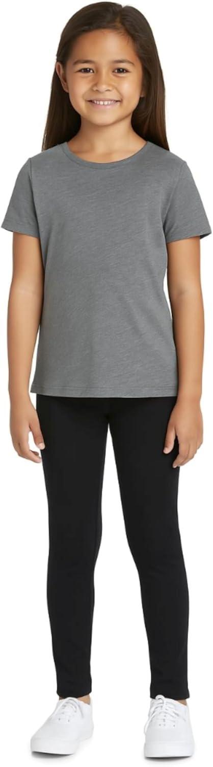 French Toast Girls Solid Leggings(Black)