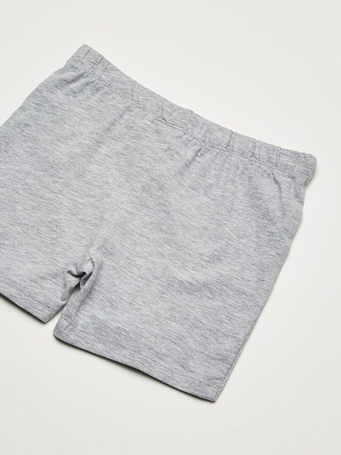 French Toast Girls’ Stretch Kick Short Bike Shorts(Heather Gray)
