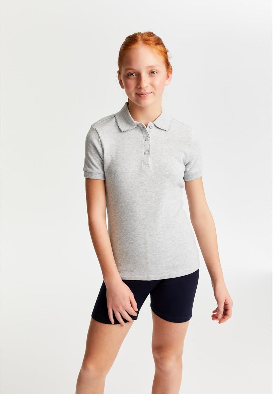French Toast Girls’ Stretch Kick Short Bike Shorts(Navy)