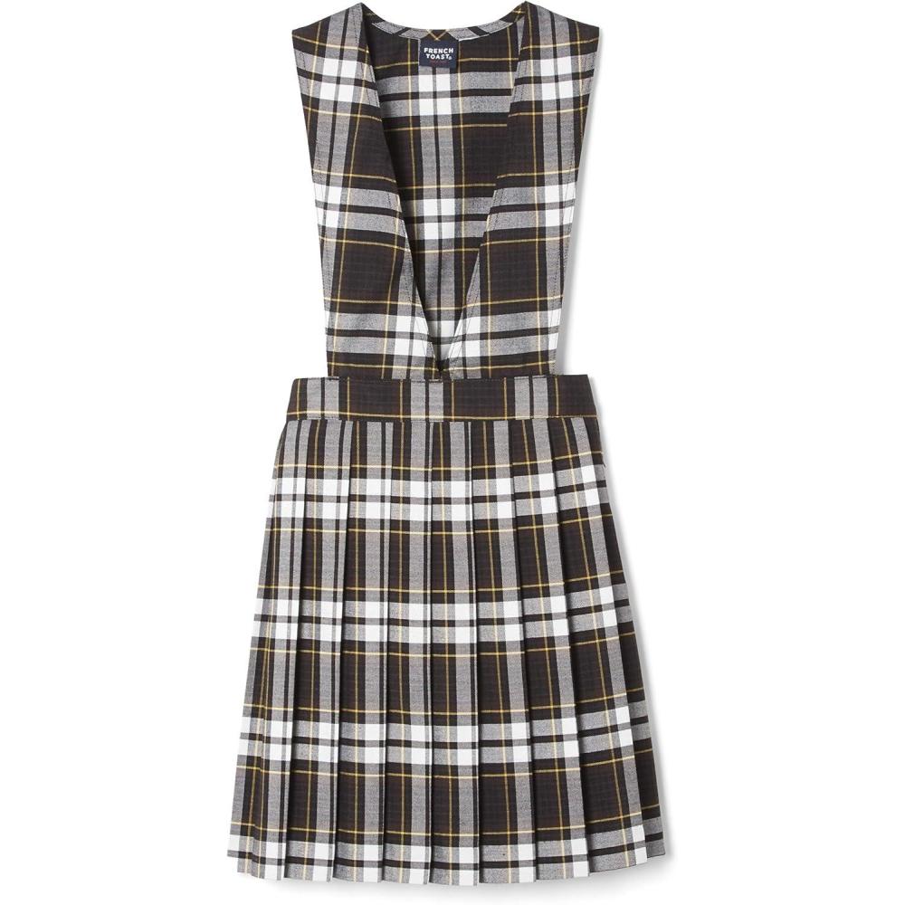 French Toast Big Girls(Brown Plaid)