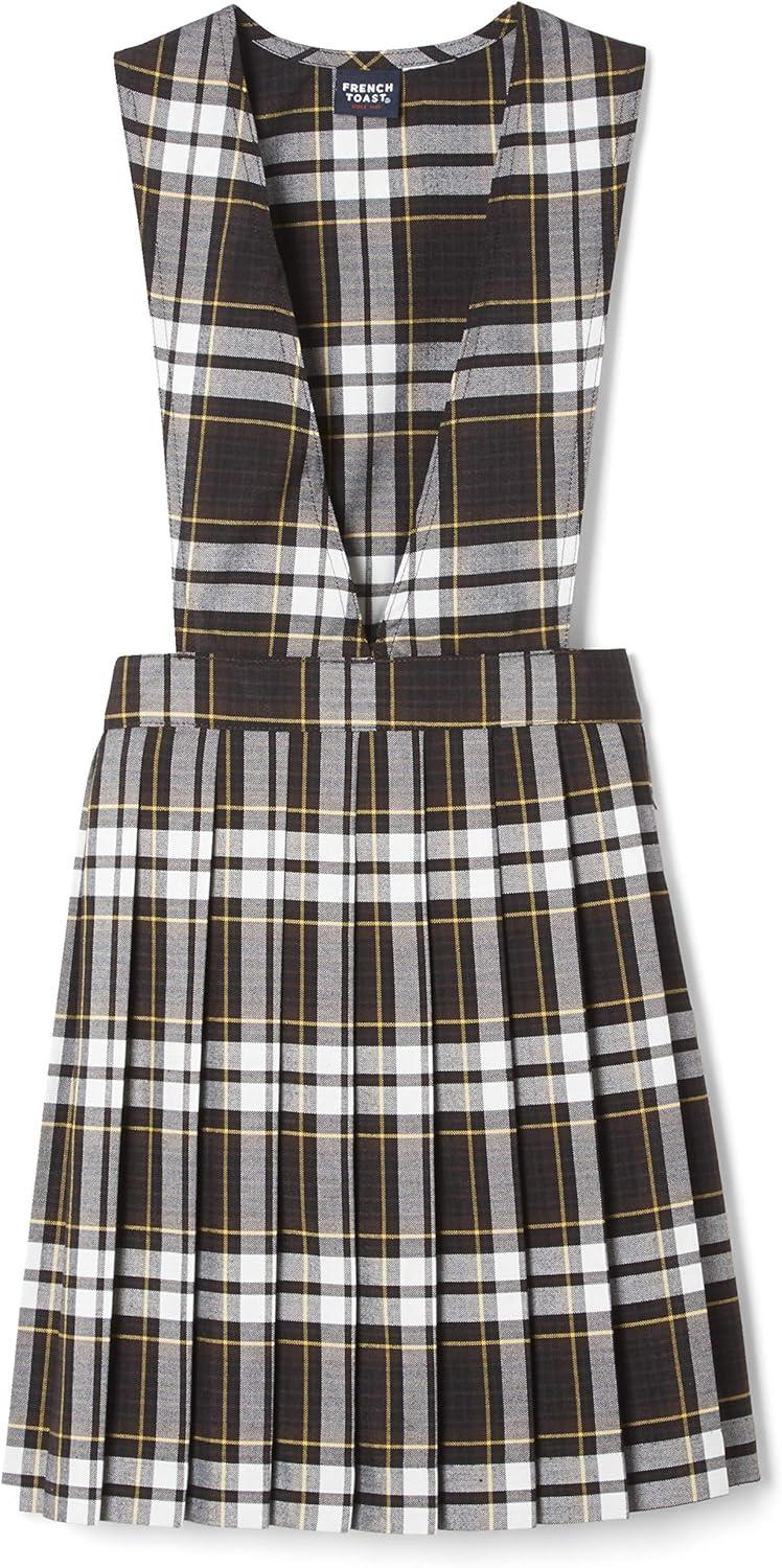 French Toast Big Girls(Brown Plaid)
