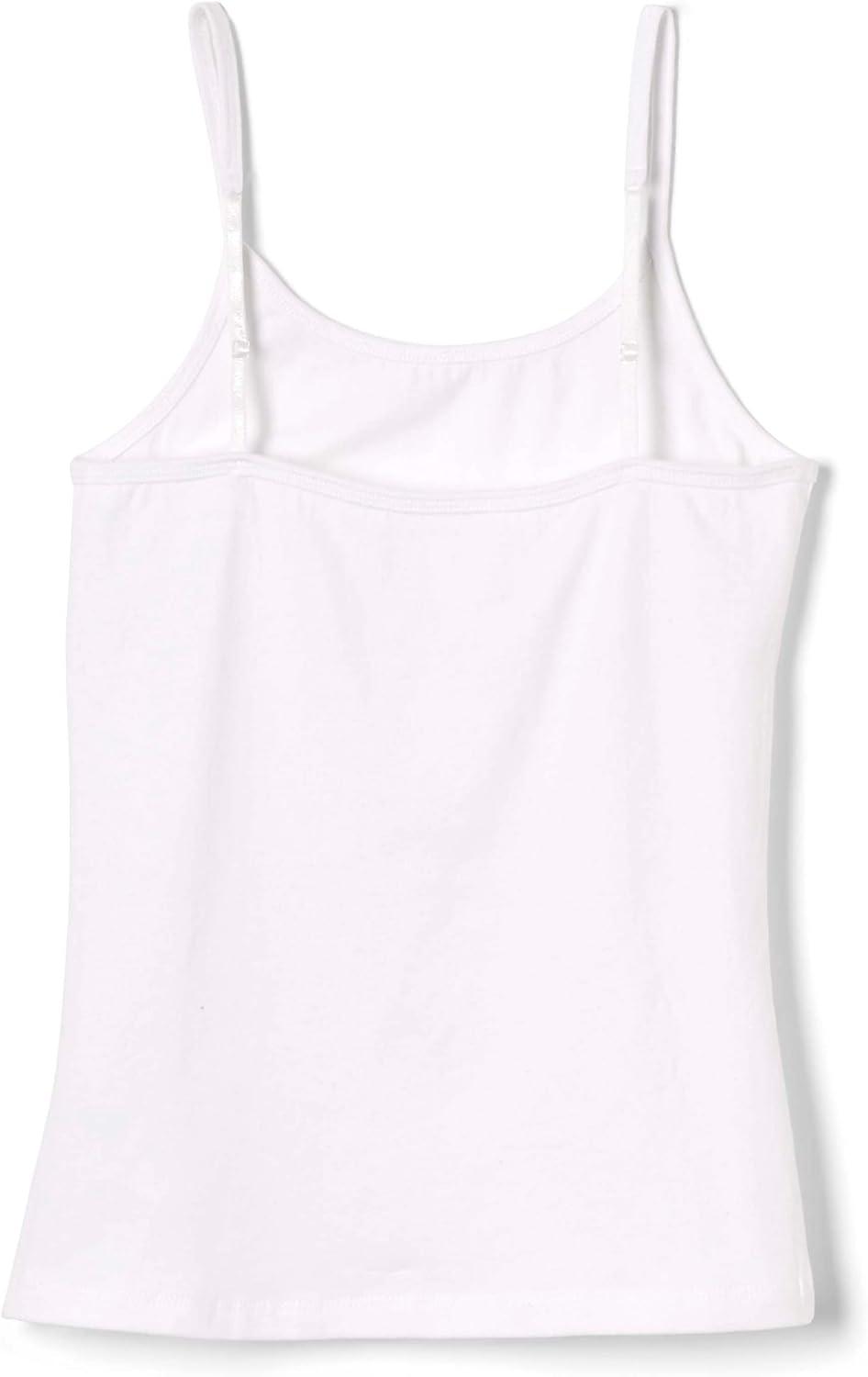 French Toast Girls 2-Pack Basic Cami Tops(White/White)