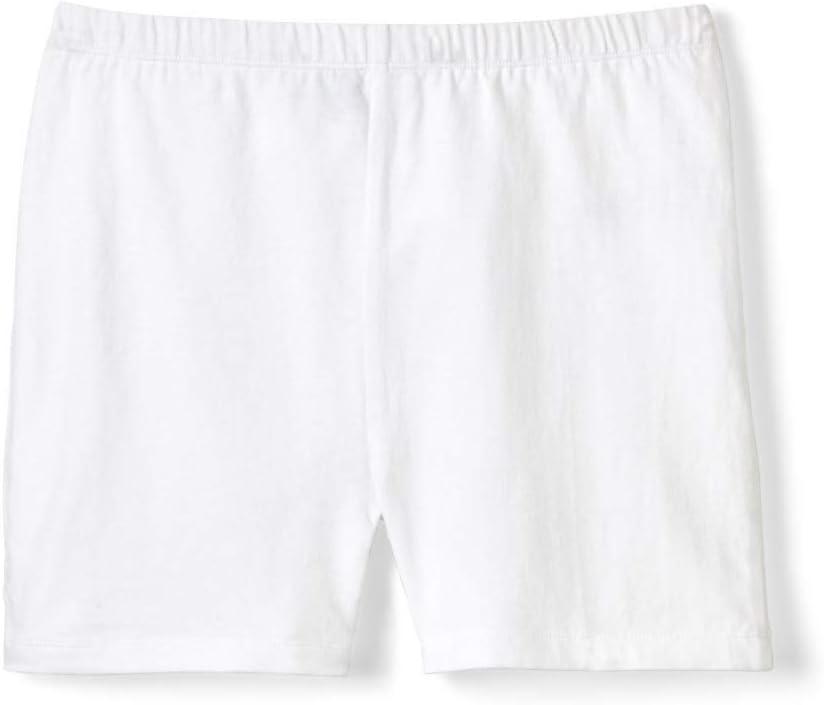 French Toast Girls’ Stretch Kick Short Bike Shorts(White)