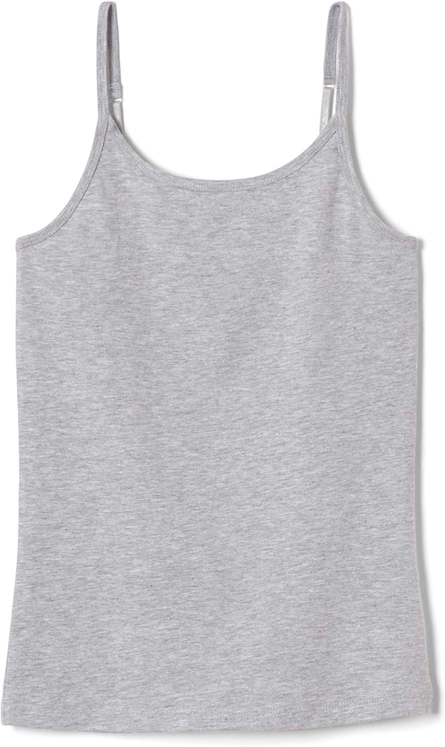 French Toast Girls 2-Pack Basic Cami Tops(Black/Grey)
