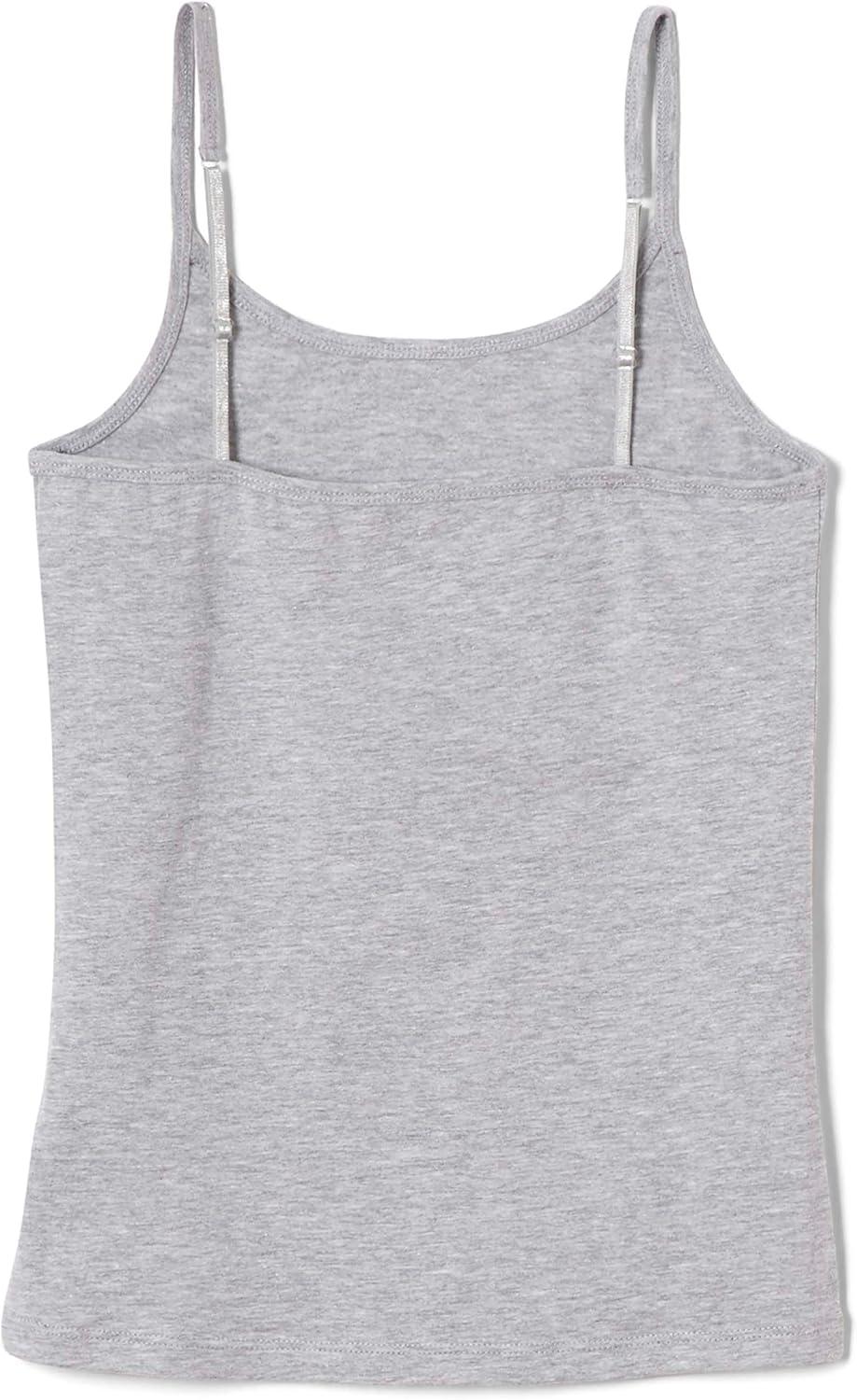 French Toast Girls 2-Pack Basic Cami Tops(Black/Grey)