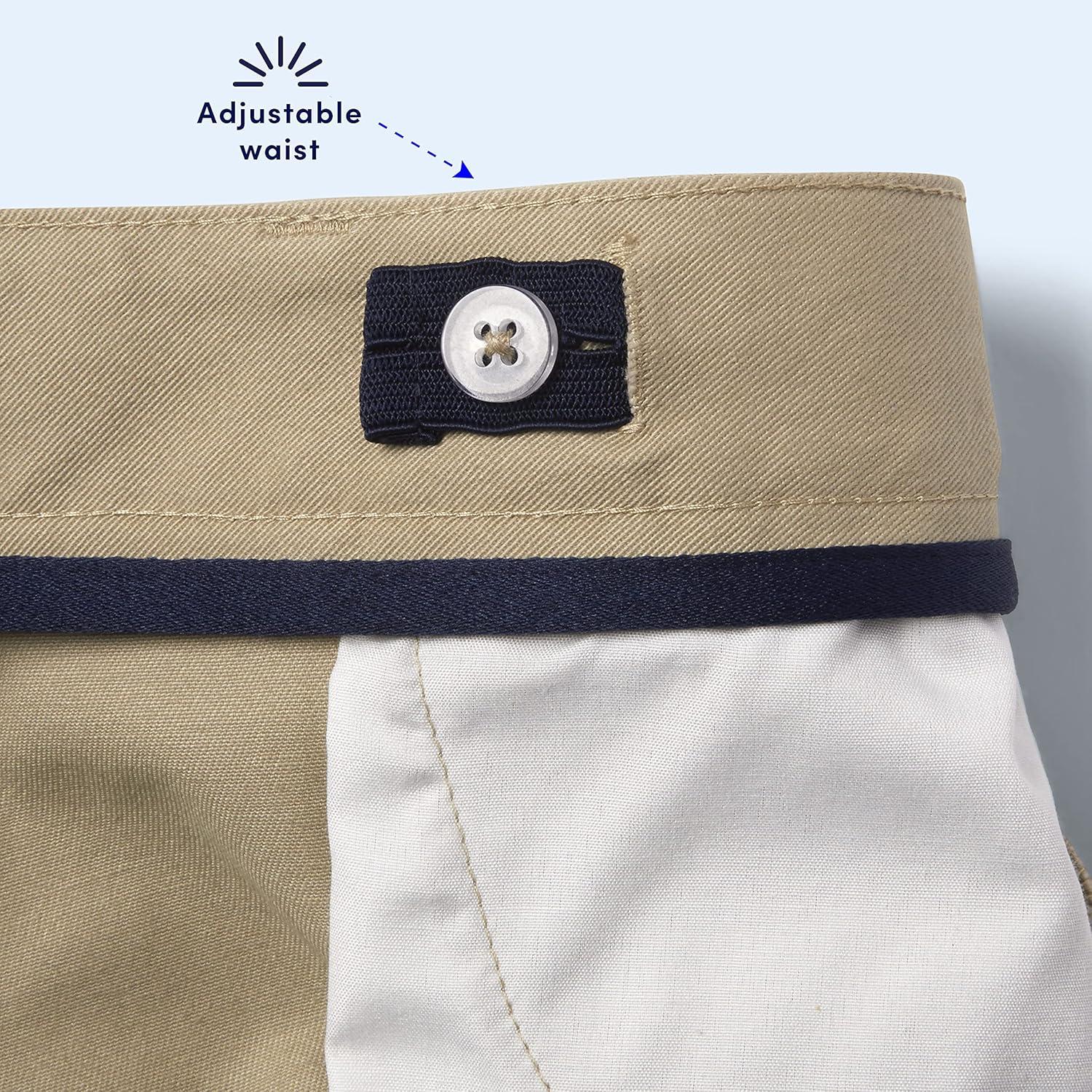 French Toast Women’s Teen and Juniors’ Stretch Twill Bermuda Shorts(School Uniform Black)