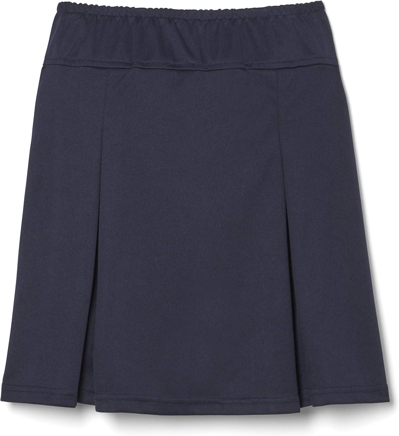French Toast Girls’ Kick Pleat Scooter(Navy)