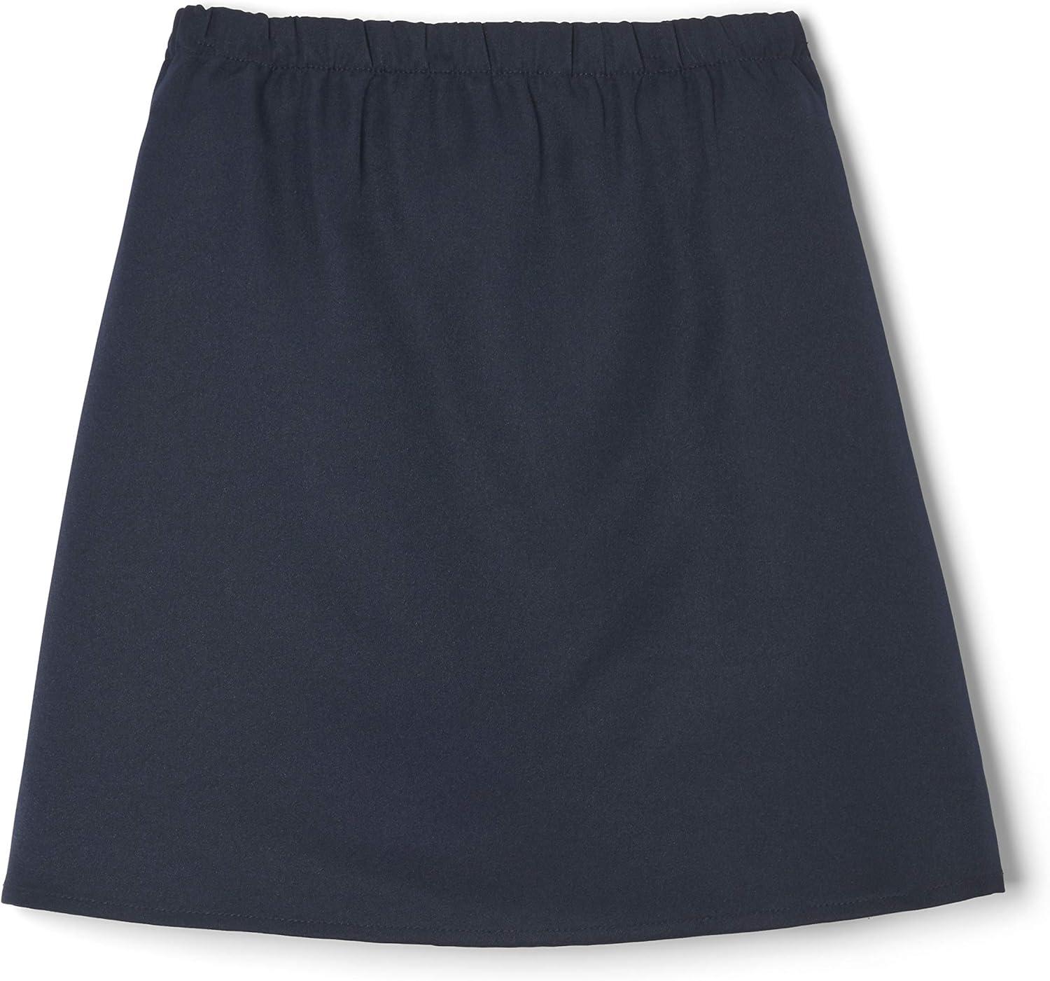 French Toast Girls’ Front Button Pleated Scooter(Navy)